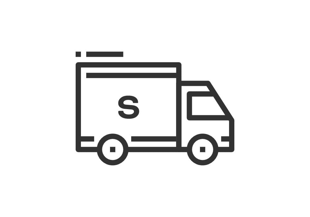 Grafika przedstawiająca paczkę z logo InPost Paczkomaty, symbolizującą szybką wysyłkę z Polski, z opcją płatności za pobraniem.